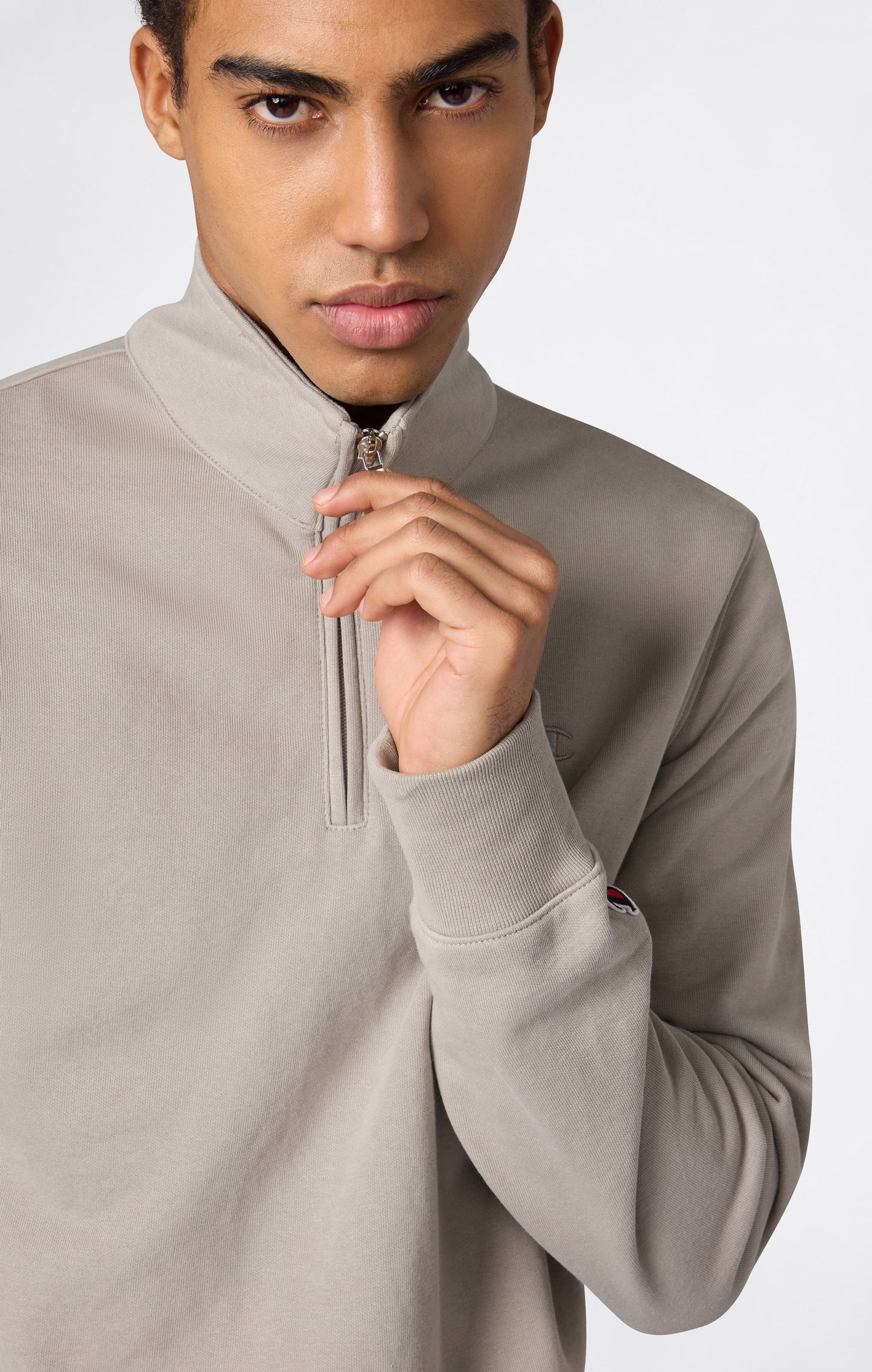 Herren Leichtes Half Zip Sweatshirt Icons