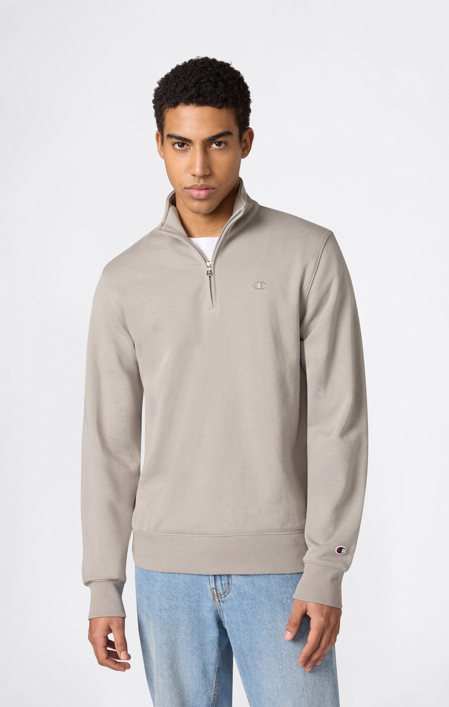 Herren Leichtes Half Zip Sweatshirt Icons