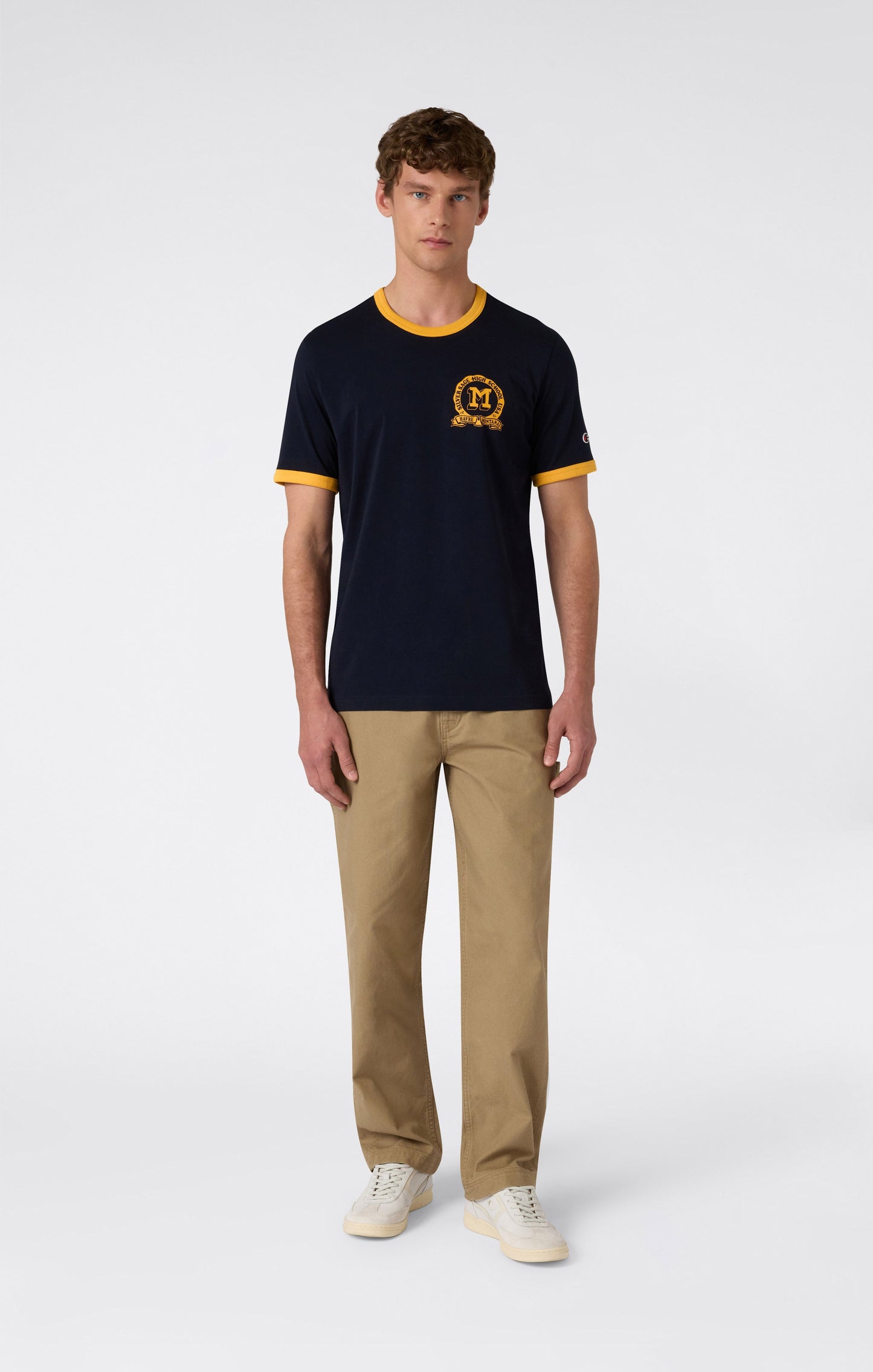 Herren-Ringer-T-Shirt mit Grafik