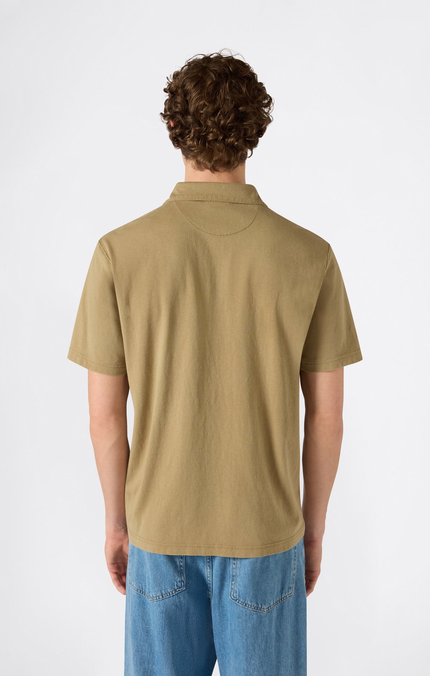 Men's Polo with Chest Pocket