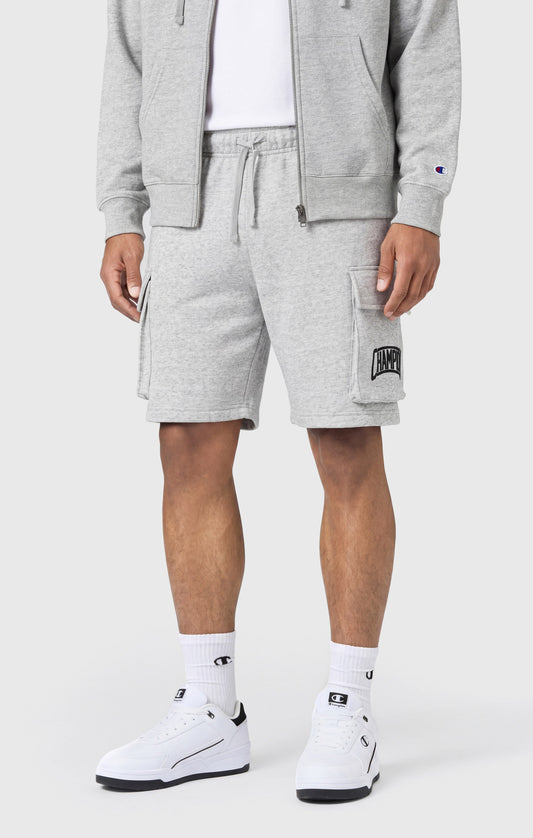 Men's Cargo Shorts With Brushed Interior And Logo