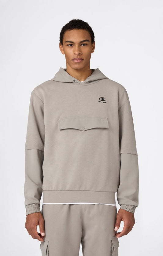 Men's C-Tech Mix Media Hooded Sweatshirt