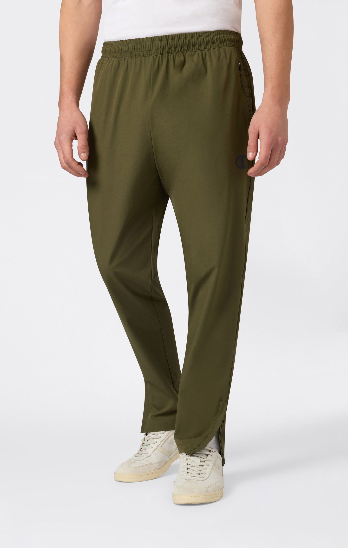 Herrenhose mit geradem Saum aus Stretchstoff