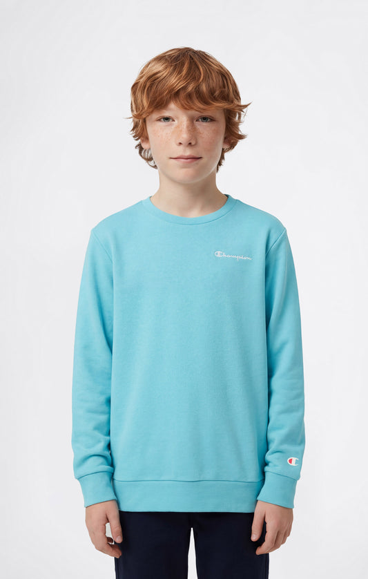 Leichter Rundhals-Pullover für Jungen – Symbole