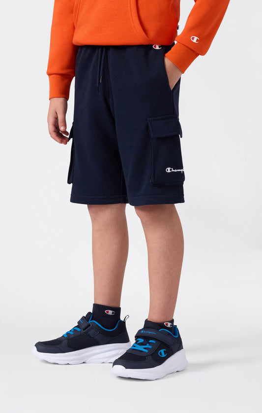 Leichte Cargo-Shorts aus Fleece für Jungen