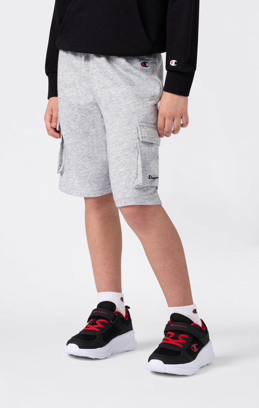 Leichte Cargo-Shorts aus Fleece für Jungen