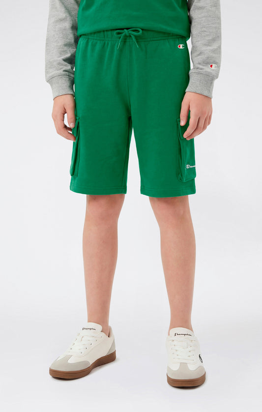 Leichte Cargo-Shorts aus Fleece für Jungen