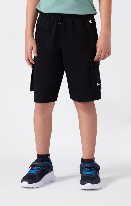 Leichte Cargo-Shorts aus Fleece für Jungen