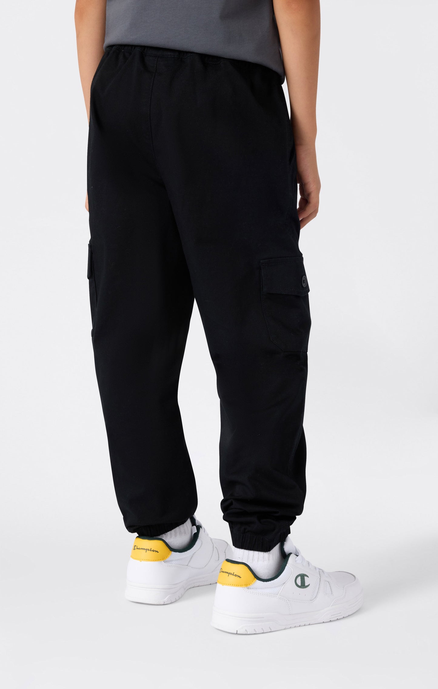 Boys' Stretch Twill Elastic Cuff Cargo Pants Icons