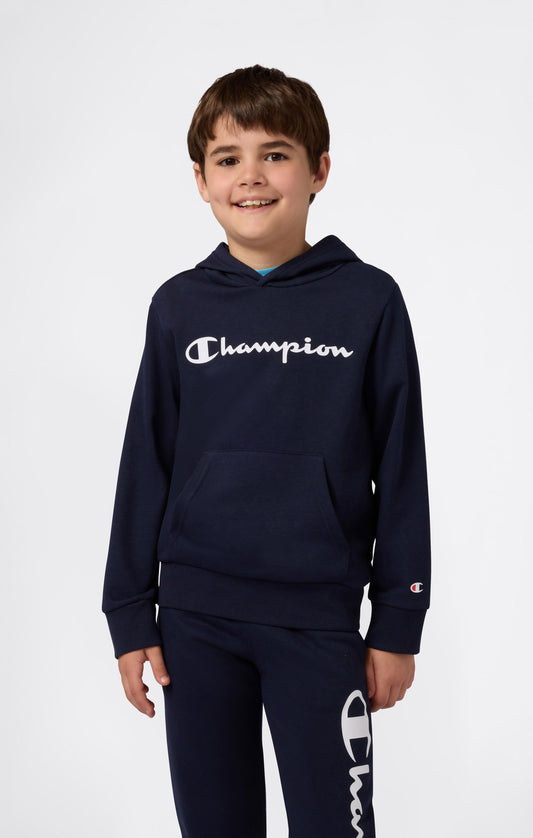 Leichter Kapuzenpullover für Jungen mit Maxi-Logodruck