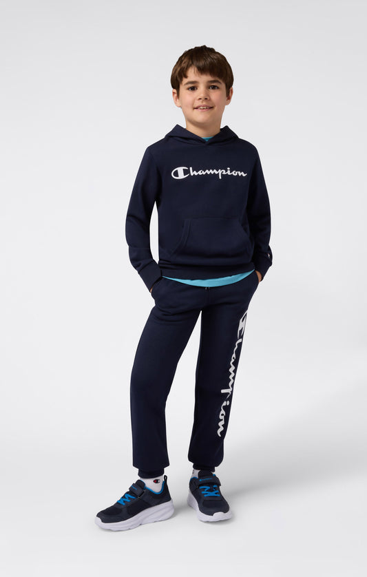Leichter Kapuzenpullover für Jungen mit Maxi-Logodruck