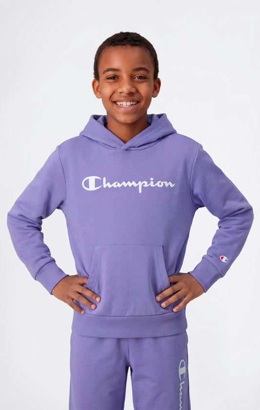 Leichter Kapuzenpullover für Jungen mit Maxi-Logodruck