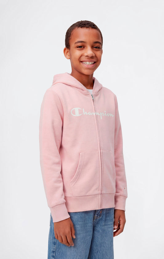 Kapuzenpullover für Jungen mit durchgehendem Reißverschluss und Maxi-Logo