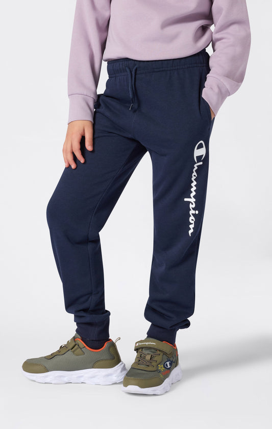Leichte Jogginghose für Jungen mit Rippbündchen und großem Logoprint