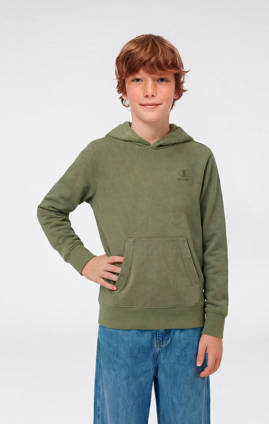 Kapuzenpullover mit Washed-Effekt und Icons für Jungen