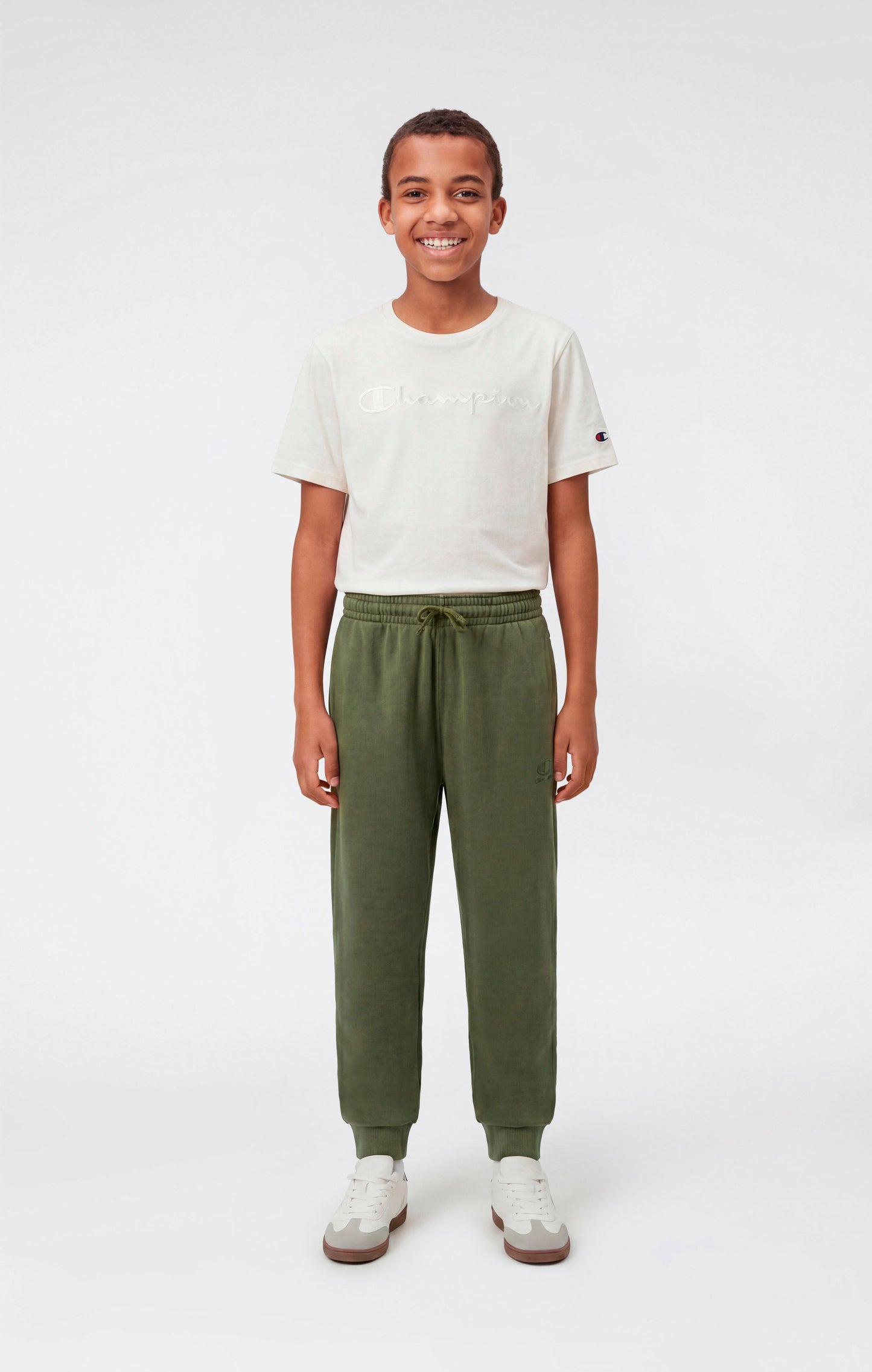 Jungen Hose mit Washed-Effekt und Rippbündchen Icons