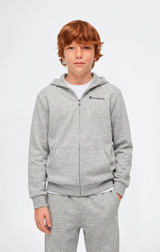 Jungen Leichtes Kapuzen-Sweatshirt mit durchgehendem Reißverschluss Icons