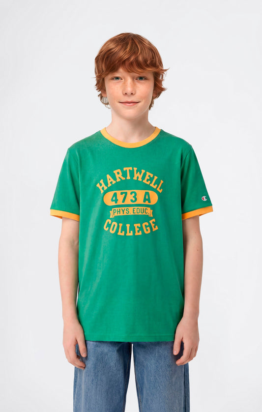 Ringer-T-Shirt für Jungen mit Grafik