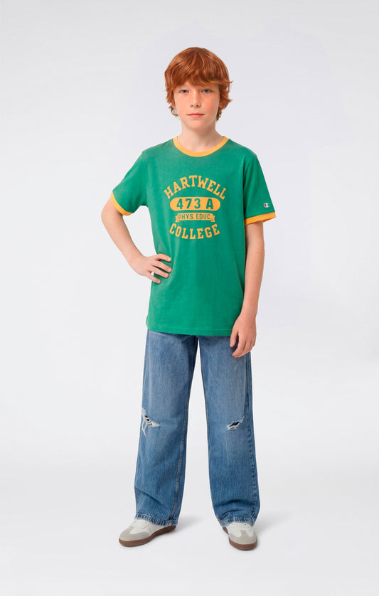 Ringer-T-Shirt für Jungen mit Grafik