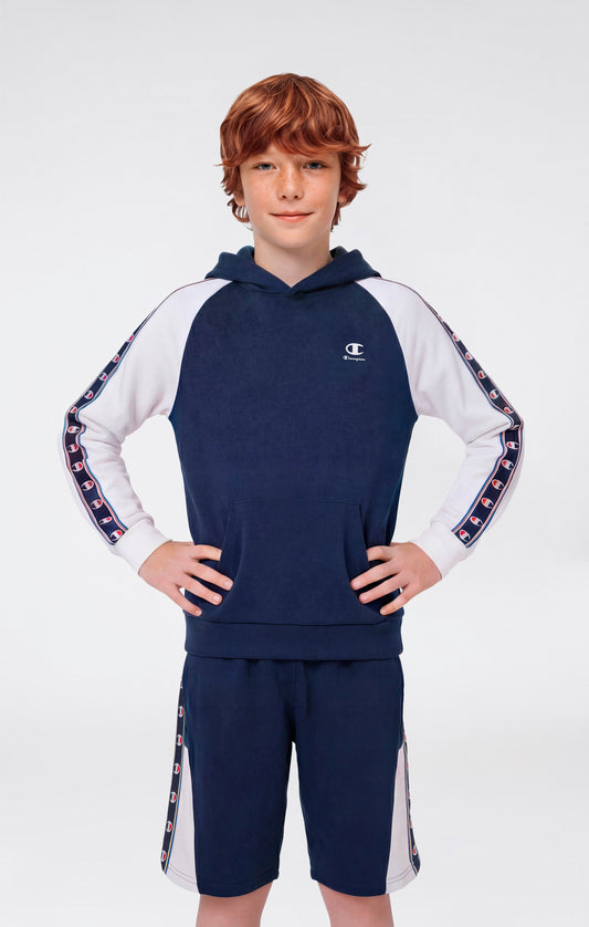 Kapuzenpullover für Jungen mit C-Logo-Band