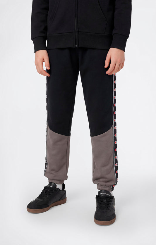 Jungen-Hose mit elastischem Bündchen und Tape-Logo