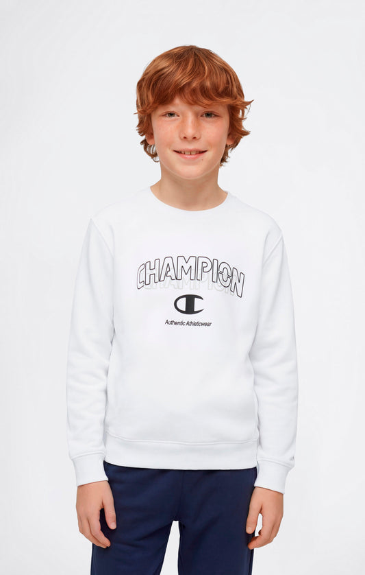 Trainingsanzug für Jungen: Sweatshirt mit Rundhalsausschnitt und Hose mit Grafik