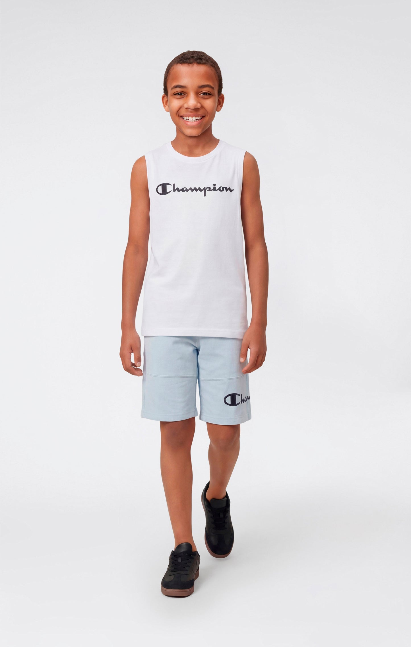 Tanktop für Jungen mit Maxi-Logoprint