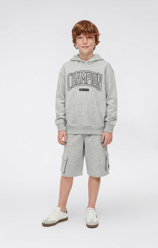 Kapuzenpullover für Jungen mit Puff-Print