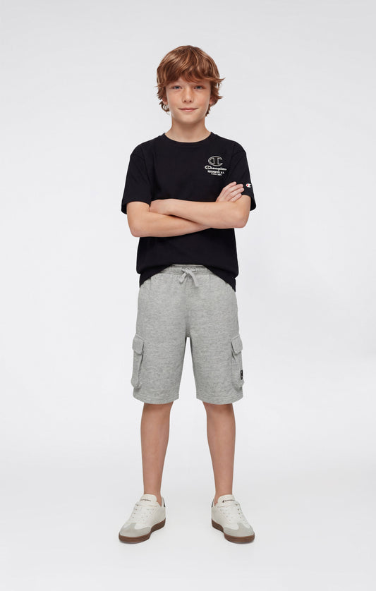 Jungen Rundhals-T-Shirt mit Puff-Print