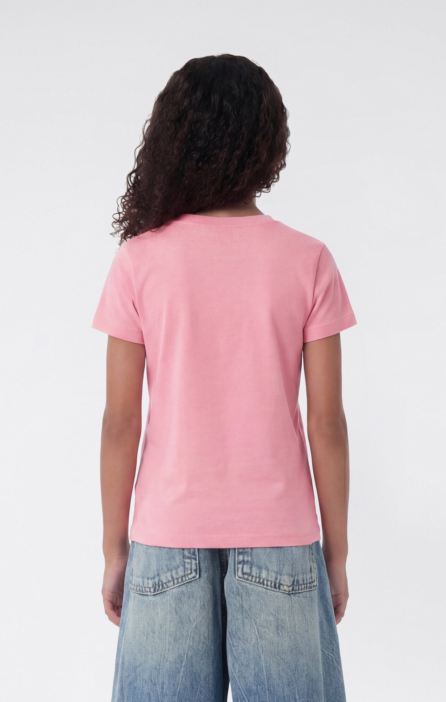 Mädchen Rundhals-T-Shirt schmal geschnitten Icons