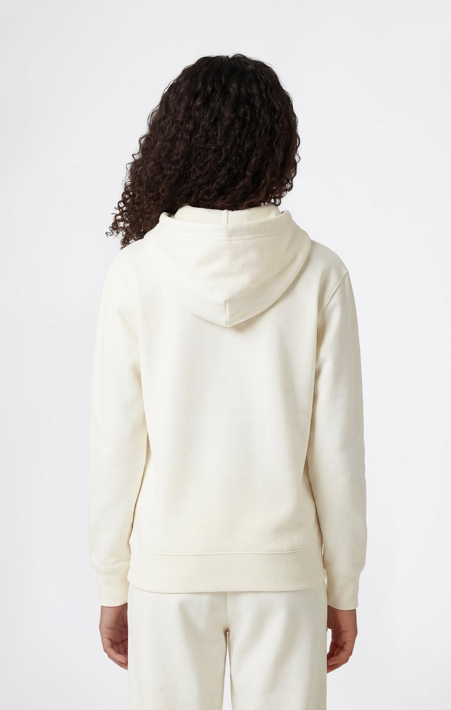 Leichter Kapuzenpullover für Mädchen mit Ton-in-Ton gestickten Maxi-Logo-Symbolen