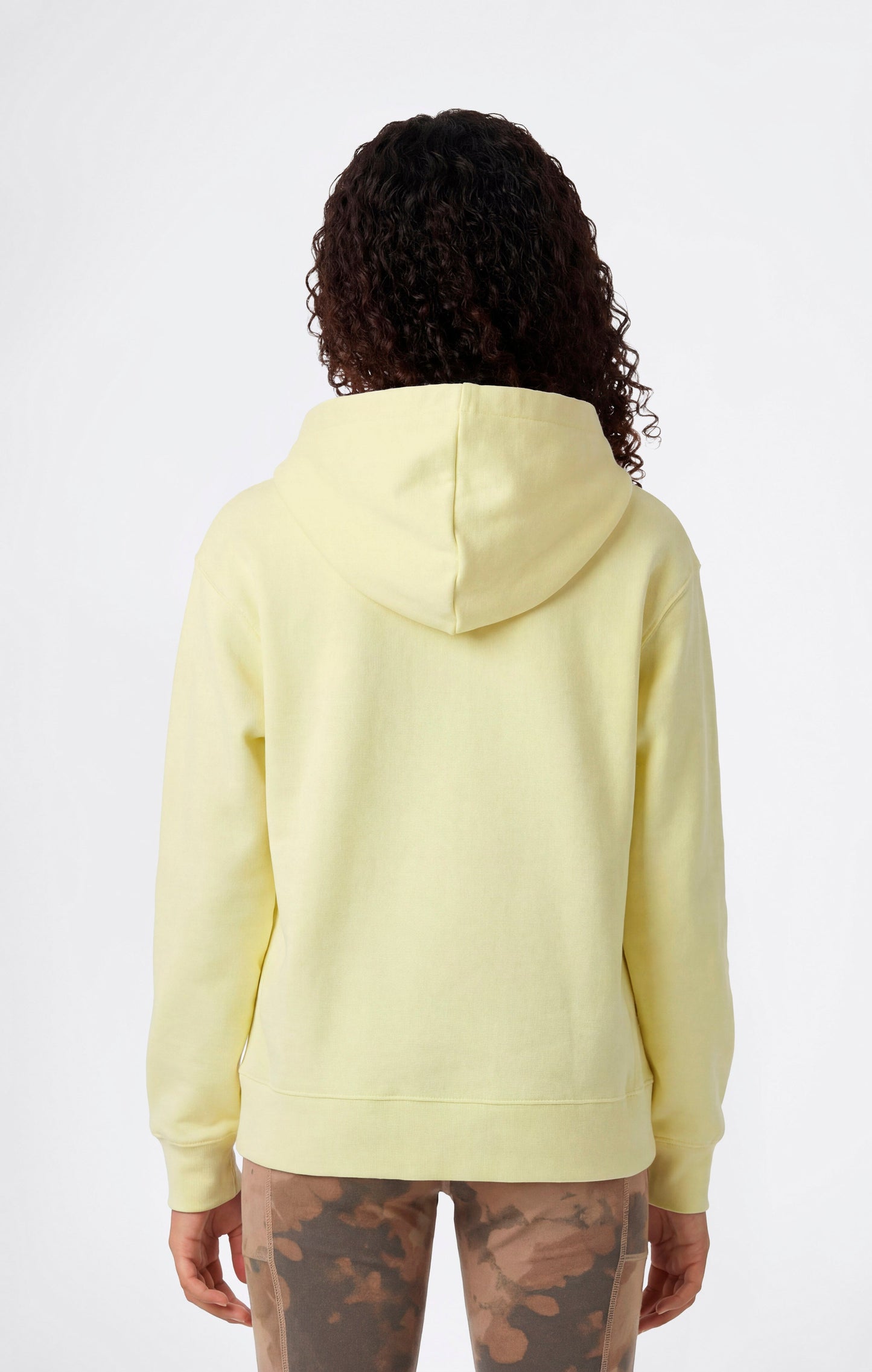 Mädchen-Kapuzenpullover aus leichtem Material mit Ton-in-Ton gestickten C-Logo-Icons