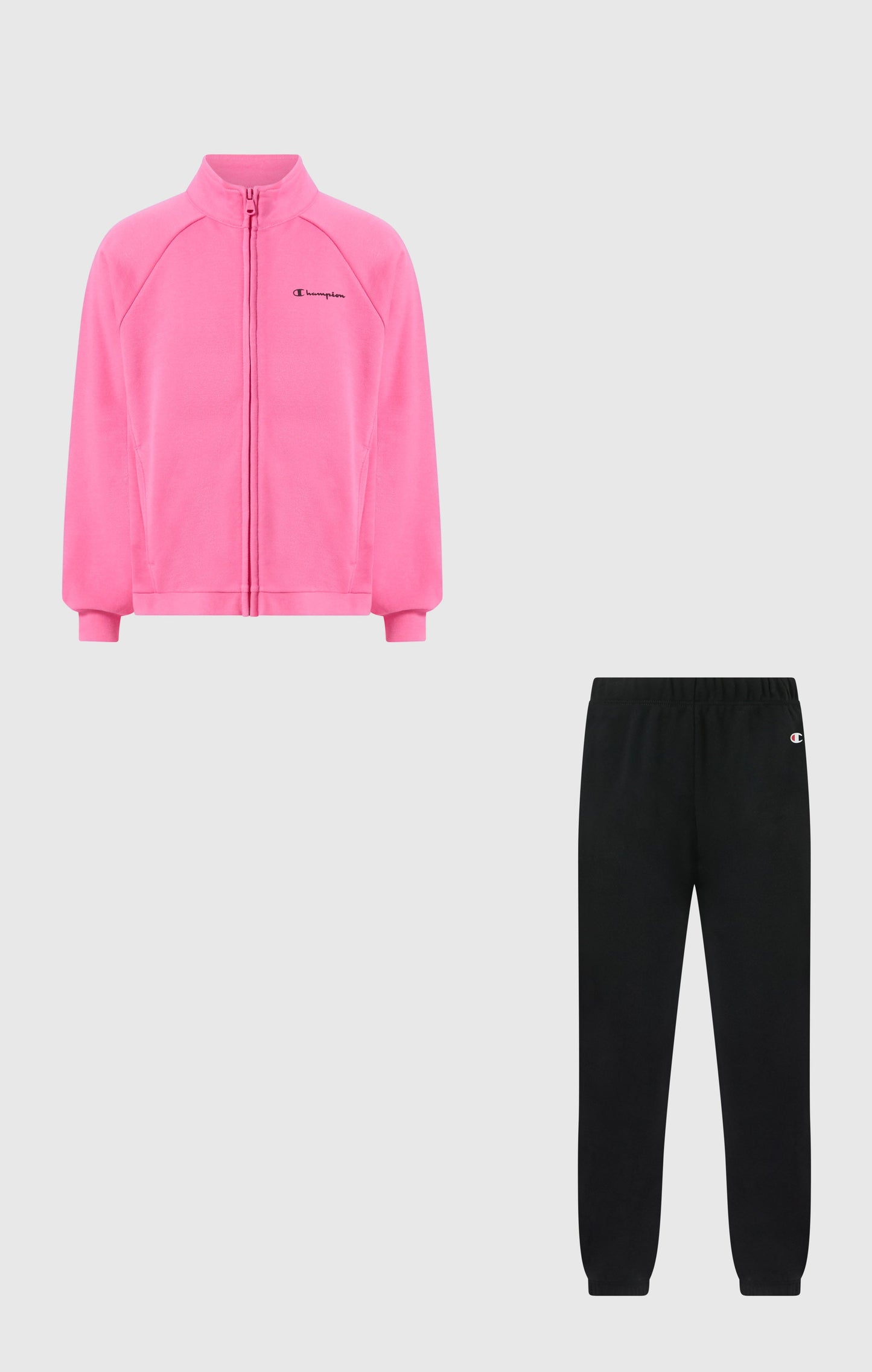 Mädchen Trainingsanzug mit Kapuzenpullover mit durchgehendem Reißverschluss und Hose