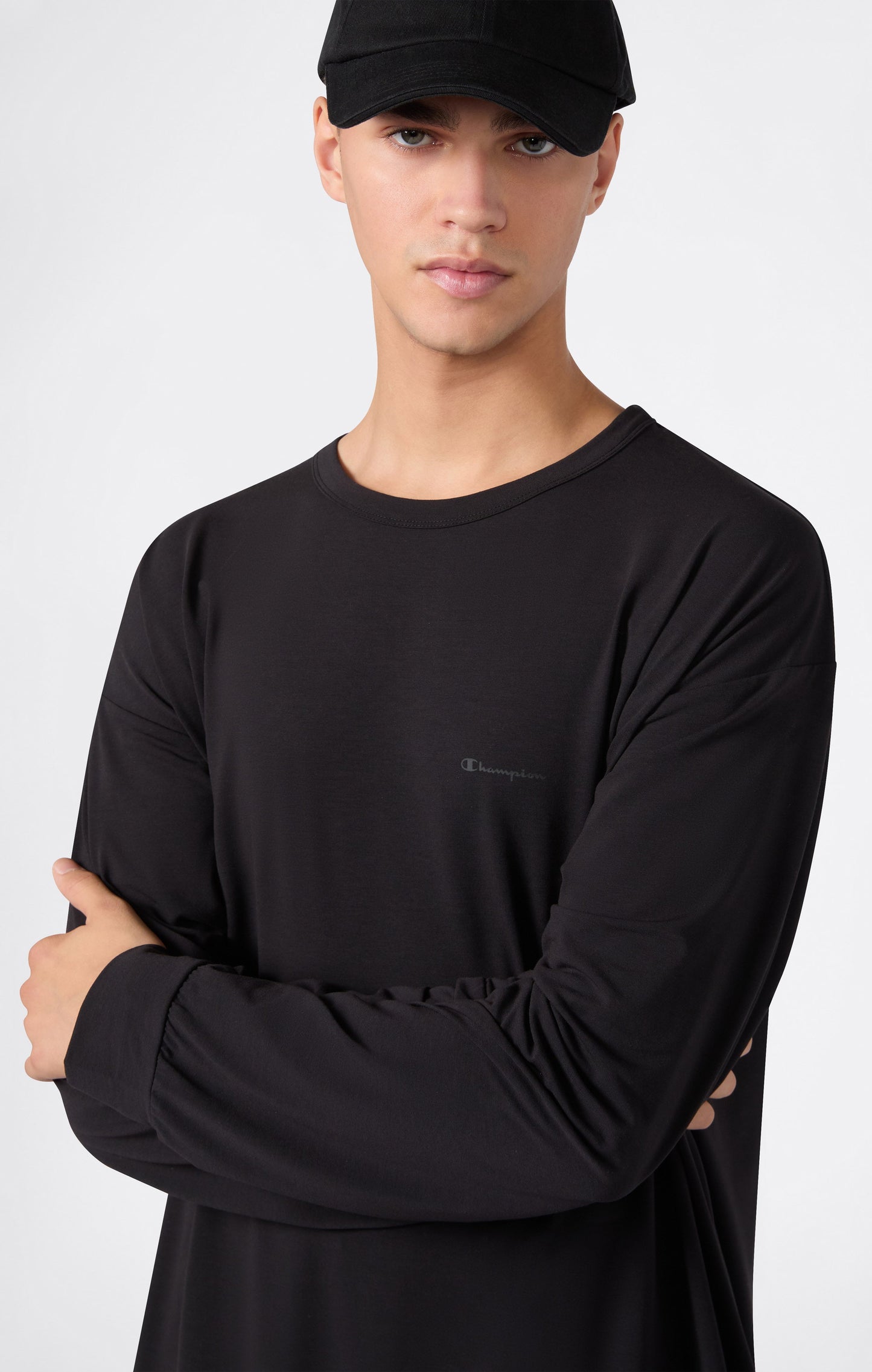 Unisex Black Edition schnelltrocknendes Langarmshirt
