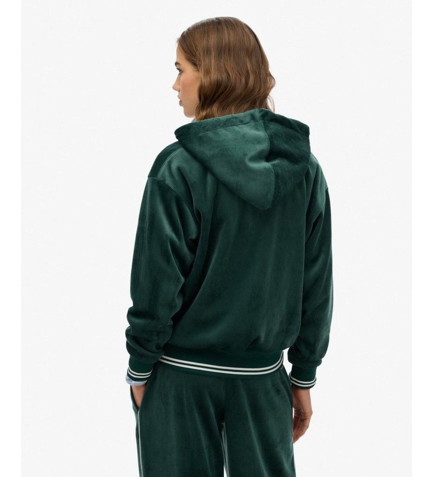 Country Club Velour Zip Hoodie