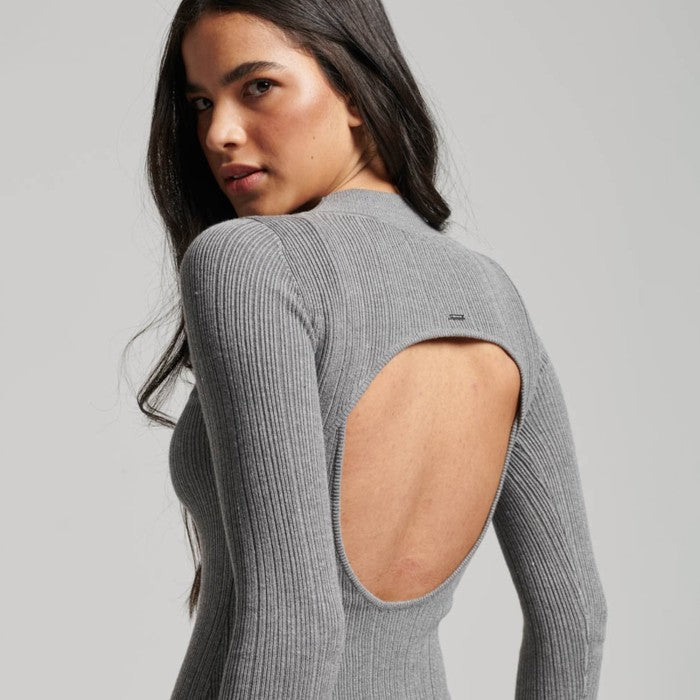 Backless Bodycon Midi Dress
