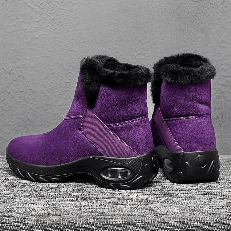 Damen Plüsch Air Cushion Schneestiefel