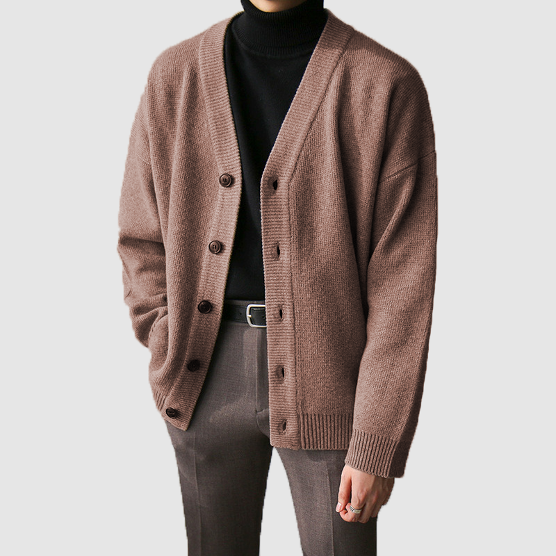 Herren-Strickpullover und Cardigan-Mantel