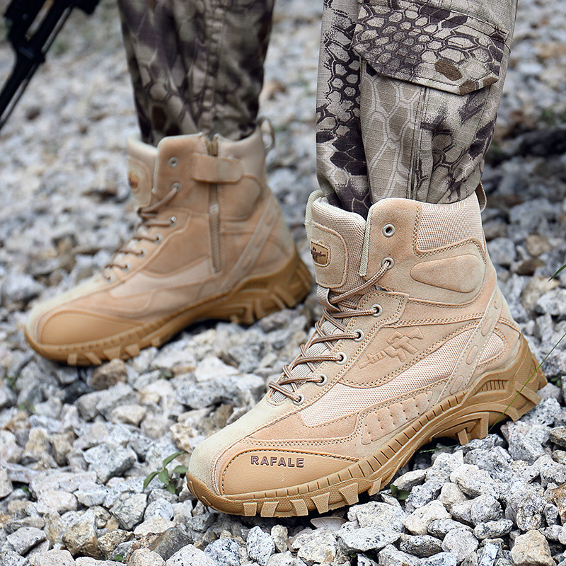 (🛒BLACK FRIDAY SPECIAL-70%OFF)Men's  Winter Anti-Puncture Wide Toe Combat Boots Waterproof Non-Slip Orthopedic Support Work Boots