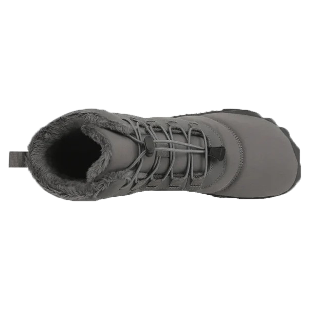 Herren Warme Fleece Barfuß-Stiefel Weite Zehenpartie Orthopädische Stütz-Schneestiefel Wasserdichte Rutschfeste Winterstiefel