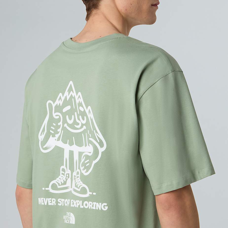 Unisex Mountain Fun Oversized T-Shirt