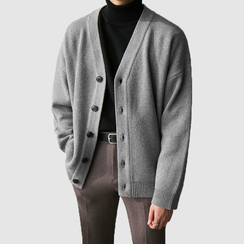 Herren-Strickpullover und Cardigan-Mantel