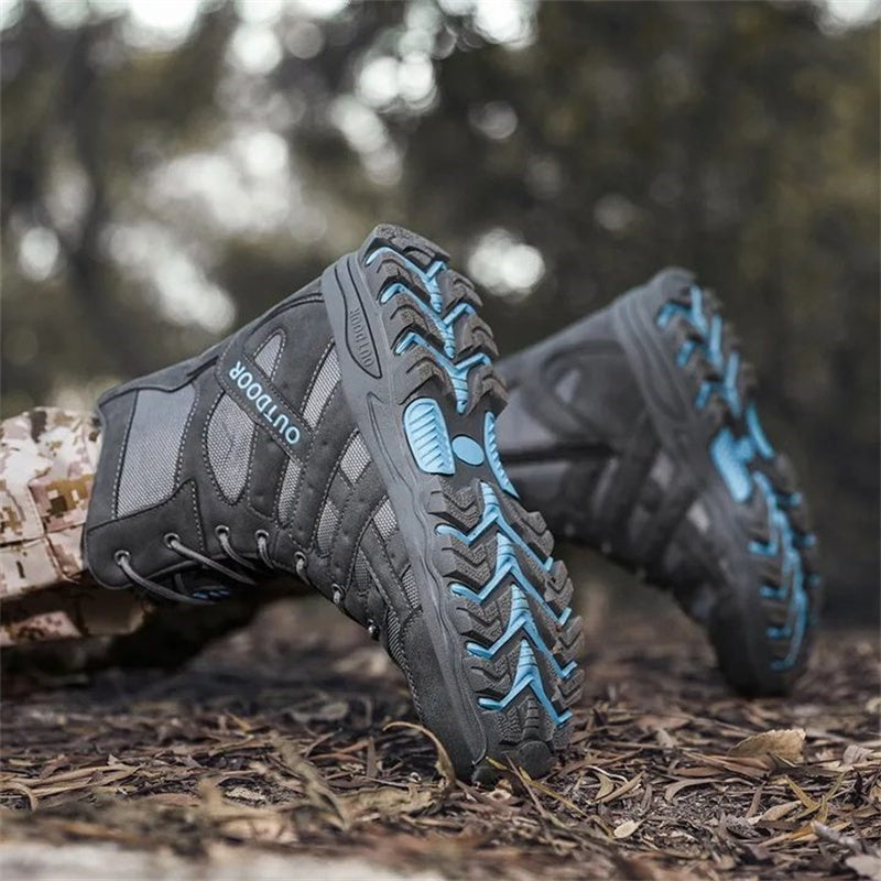 Leichte, atmungsaktive, strapazierfähige und rutschfeste Wanderstiefel, Kampfstiefel, Arbeitsstiefel für Herren