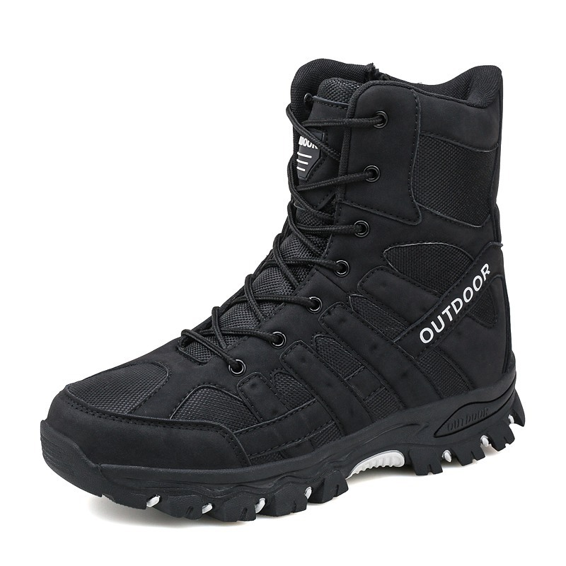Leichte, atmungsaktive, strapazierfähige und rutschfeste Wanderstiefel, Kampfstiefel, Arbeitsstiefel für Herren