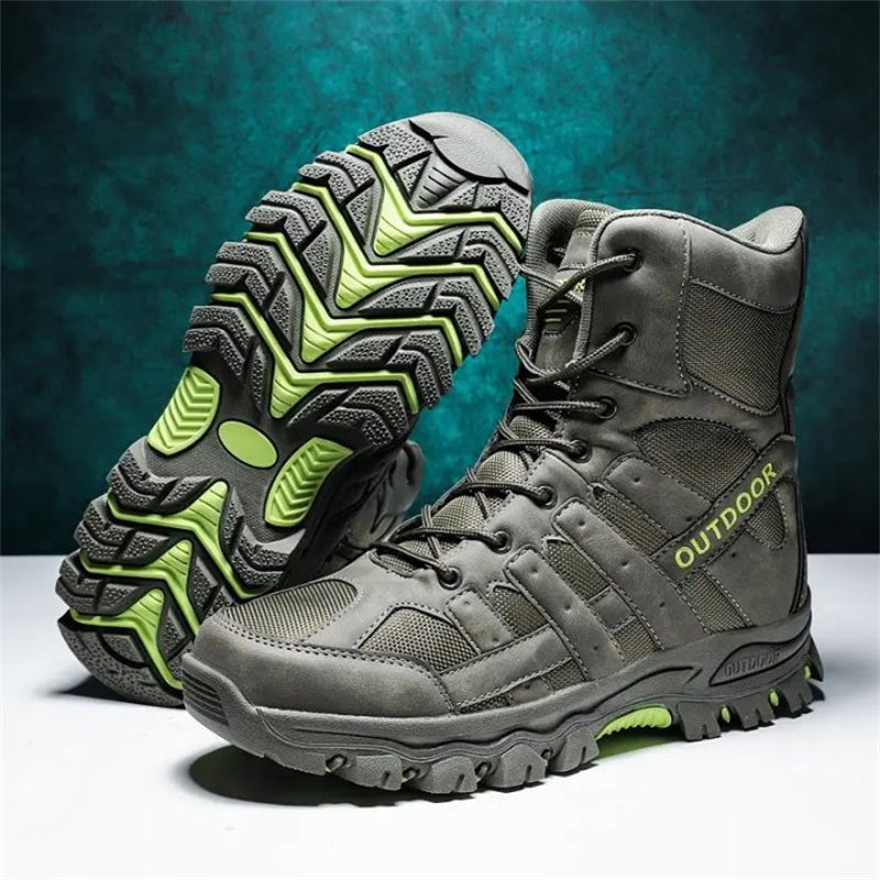 Leichte, atmungsaktive, strapazierfähige und rutschfeste Wanderstiefel, Kampfstiefel, Arbeitsstiefel für Herren