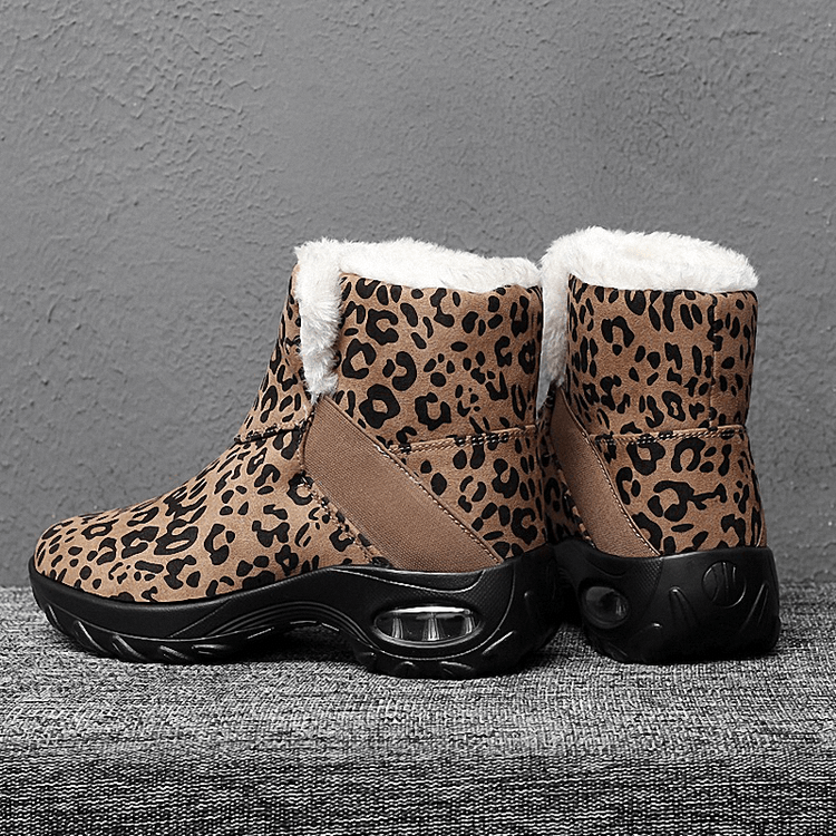 Damen Plüsch Air Cushion Schneestiefel