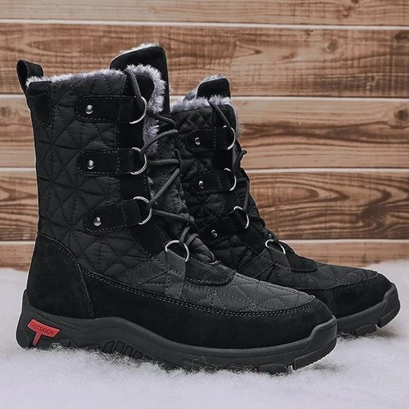 HEISSER VERKAUF – Bequeme Herren-Schneestiefel aus echtem Leder, warme Stiefel, Kampfstiefel
